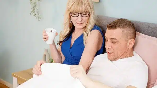 ella 61 uses all of her holes to nurse her bedridden neighbor back to health
